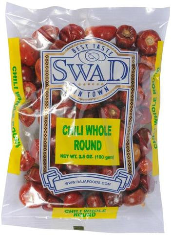 Swad Chili Whole Round 3.5 OZ