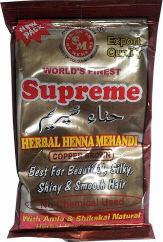 Supreme Herbal Henna in 3 Colors (No Chemicals) 3.52 OZ (100 Grams)