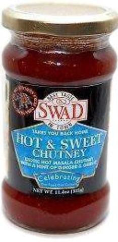 SWAD Hot & Sweet Chutney 11.4 OZ