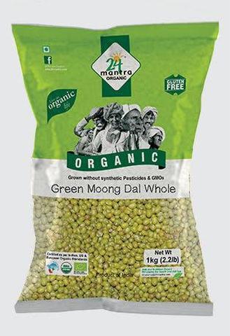 24 Mantra Moong Green Whole 2 LB (907 Grams)