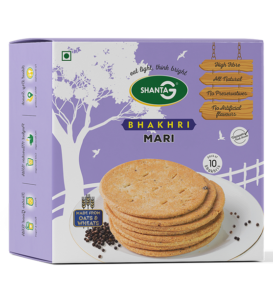 Shanta G Mari (Black Pepper) Bhakhri 7.05 OZ (200 Grams)