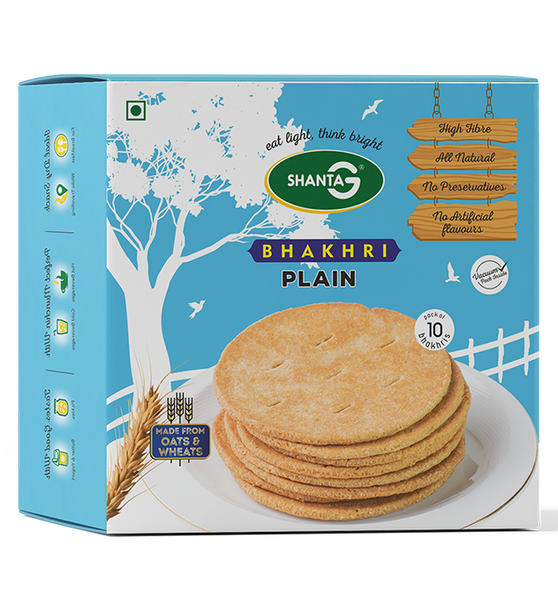 Shanta G Plain Bhakhri 7.05 OZ (200 Grams)