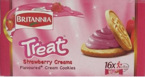 Britannia Treat Strawberry Creams Flavoured Cream Cookies 20.32 OZ