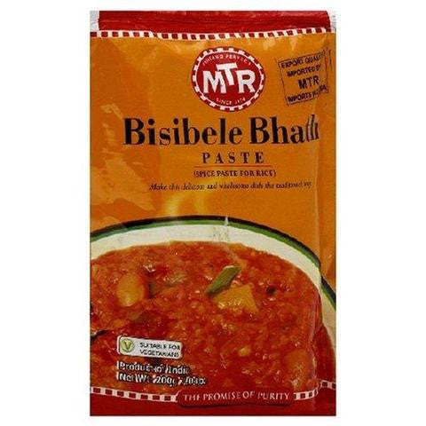MTR Bisibele Bhath Paste (Spice Paste For Rice) 200 Grams (7.04 OZ)