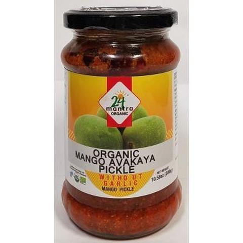 24 Mantra Mango Avakaya Without Garlic 11 OZ (300 Grams)