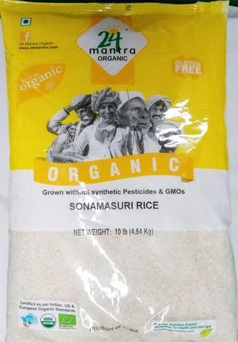 24 Mantra Sona Masuri Rice 10 LB (4535 Grams)
