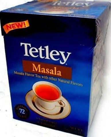 Tetley Masala Tea Bag 5 OZ (144 Grams) 72 Bags
