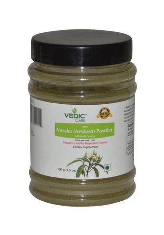Vedic Care 100% Vasaka (Arsdosa) Powder Adhatoda Vasica