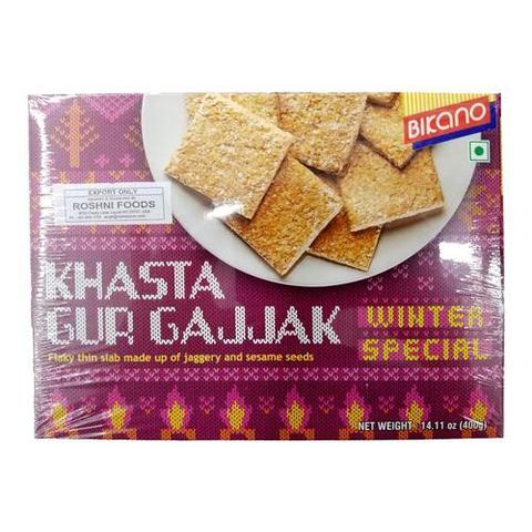 Bikano Khasta Gur Gajjak 14 OZ (400 Grams)