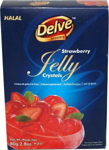 Shan Delve Strawberry Jelly Crystals 2.8 OZ (80 Grams)