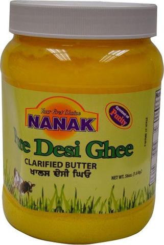 Nanak Pure Desi Ghee (Clarified Butter) 1.6 KG (56 OZ)