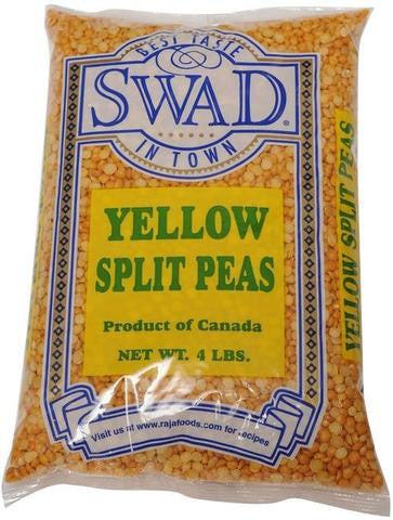 Swad Yellow Split Peas 4 LB (1814 Grams)