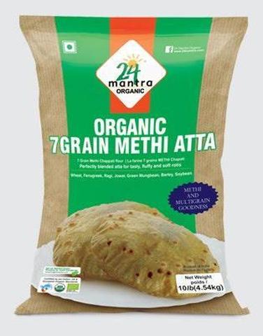 24 Mantra Methi Atta 2 LB (998 Grams)