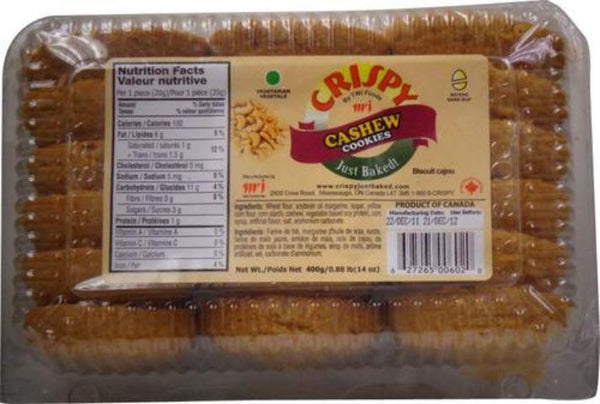 Twi Foods Crispy Cashew Cookies 0.88 LB (14 OZ) 400 Grams