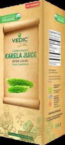 Vedic Juices Organic Karela Bitter Gourd Juice 1 Litre