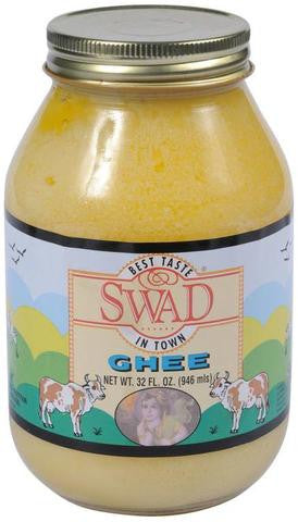 Swad Pure Clarified Butter Ghee 32 FL OZ (946 ML)