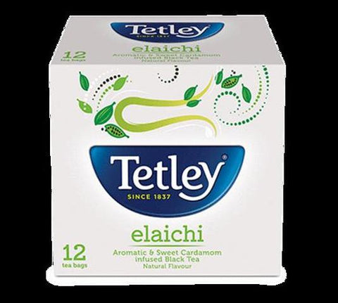 Tetley Elaichi Tea Bag 5 OZ (144 Grams) 72 Bags