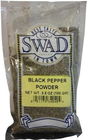 Swad Black Pepper Powder 3.5 OZ (100 Grams)