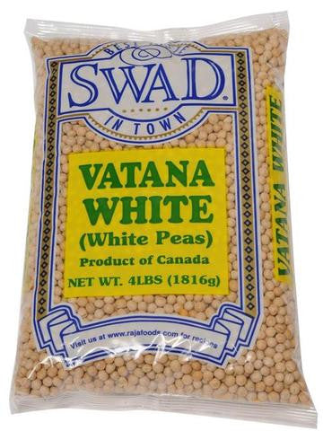 Swad Vatana White (White Peas) 4 LB (1816 Grams)