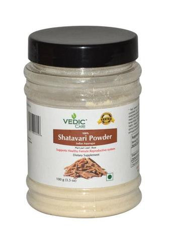 Vedic Care 100% Shatavari Powder (Dietary supplement) 3.5 OZ