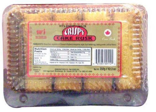 TWI Foods Crispy Cake Rusk 12.3 OZ