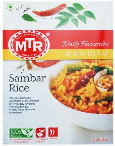 MTR Sambar Rice 300 Grams (10.58 OZ)