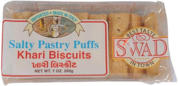 Swad Salted Pastry Puffs Khari Biscuits 7 OZ