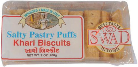 Swad Salted Pastry Puffs Khari Biscuits 7 OZ