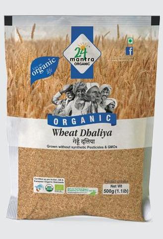 24 Mantra Wheat Daliya 2 LB (907 Grams)