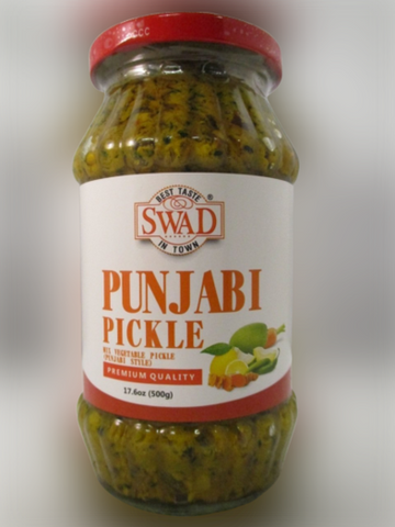 Swad Punjabi Pickle Mix Vegetable Pickle (Punjabi Style) 17.6 oz